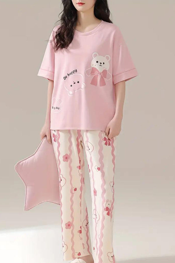 Pink Panda Sleep Set